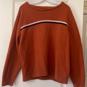 Winter 70s Striped Sweater